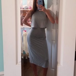 Super soft midi sweater dress